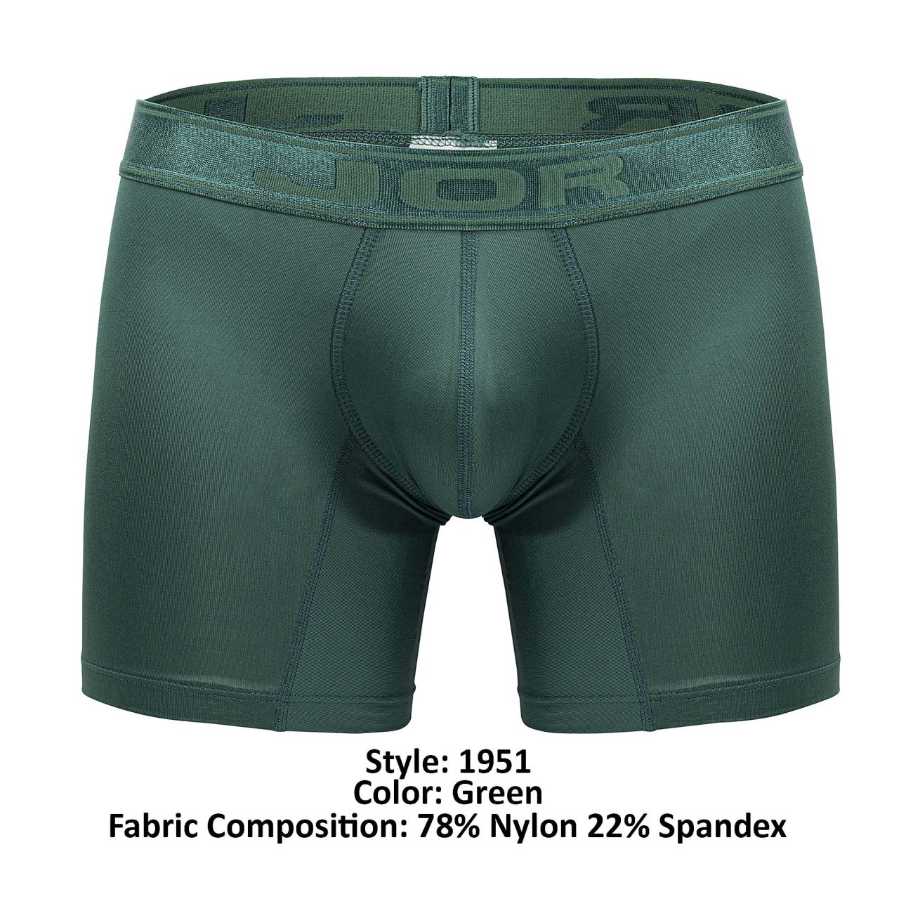 JOR 1951 Element Boxer Briefs Color Green - DealByEthan.gay loves JOR