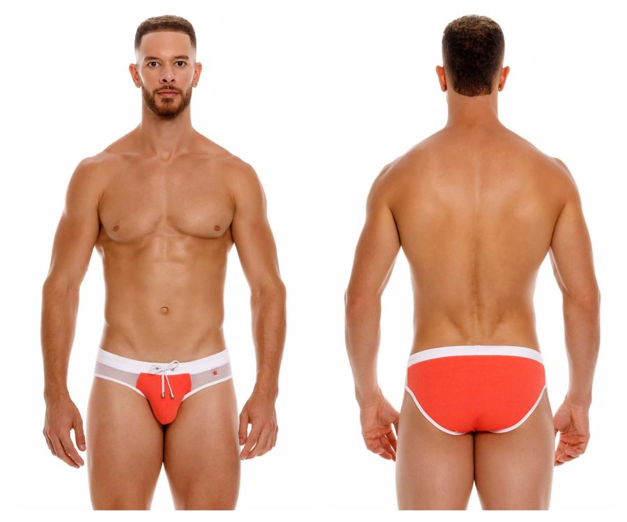 JOR 1996 Ibiza Swim Briefs Color Coral - DealByEthan.gay loves JOR