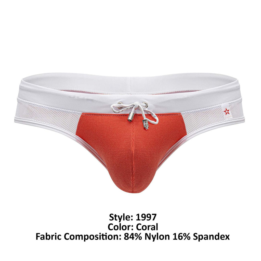JOR 1997 Ibiza Swim Thongs Color Coral - DealByEthan.gay loves JOR
