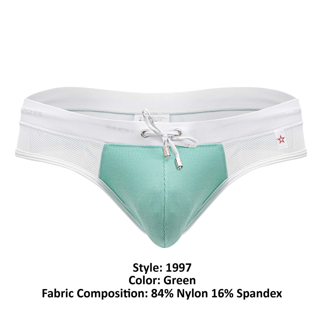 JOR 1997 Ibiza Swim Thongs Color Green - DealByEthan.gay loves JOR