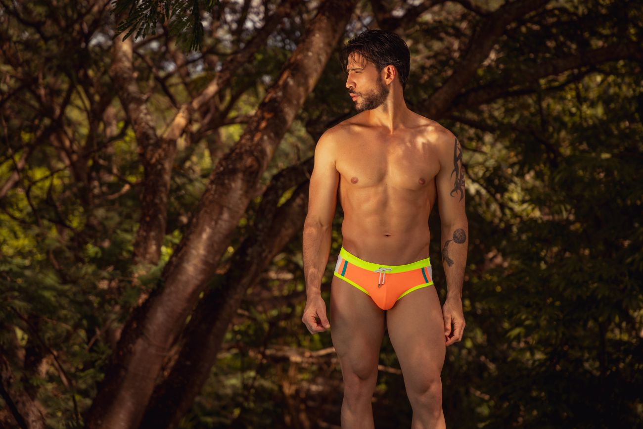 JOR 1999 Canarias Swim Briefs Color Orange - DealByEthan.gay loves JOR