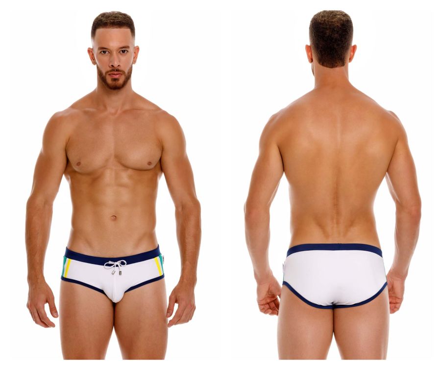 JOR 1999 Canarias Swim Briefs Color White - DealByEthan.gay loves JOR