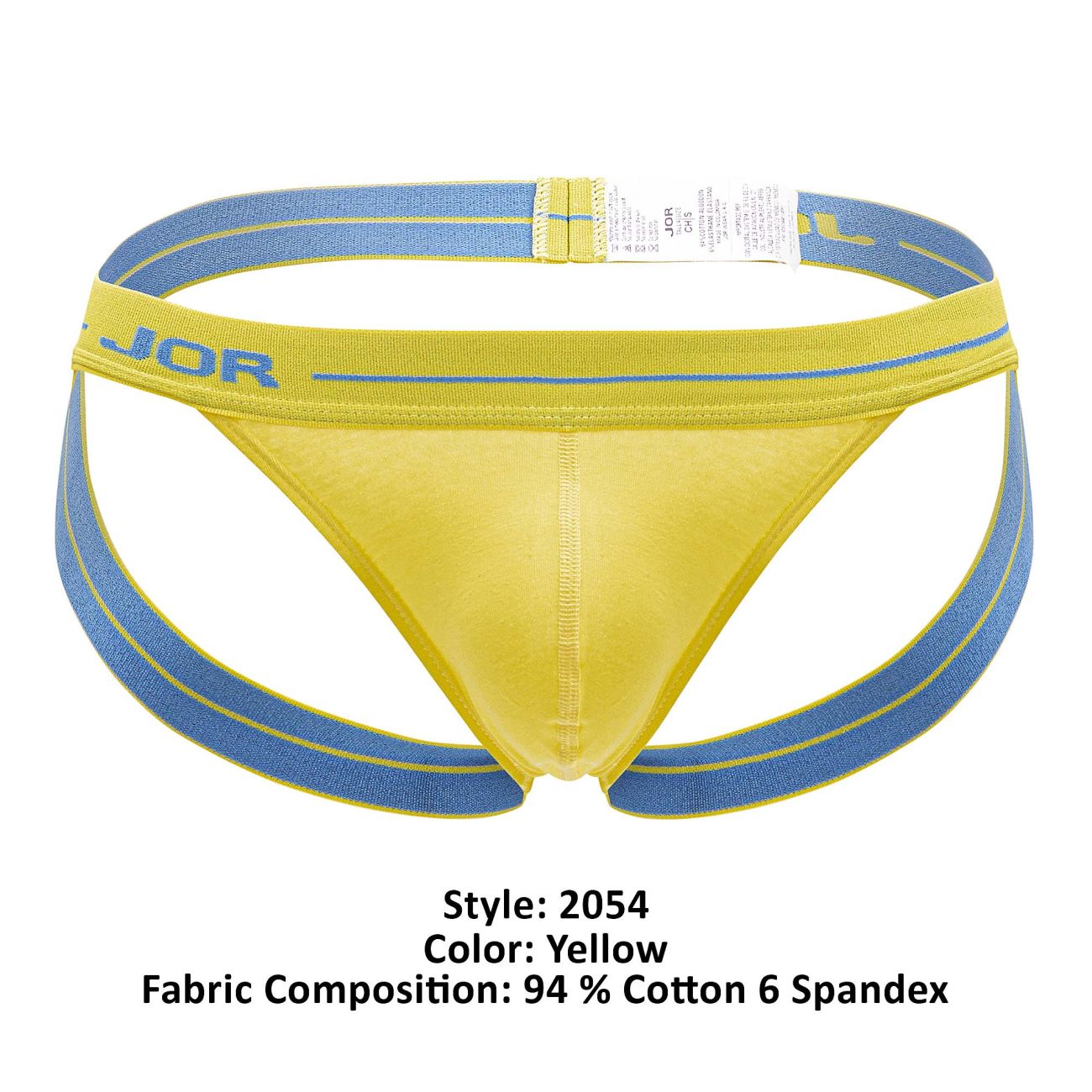 JOR 2054 Daily Jockstrap Color Yellow - DealByEthan.gay loves JOR