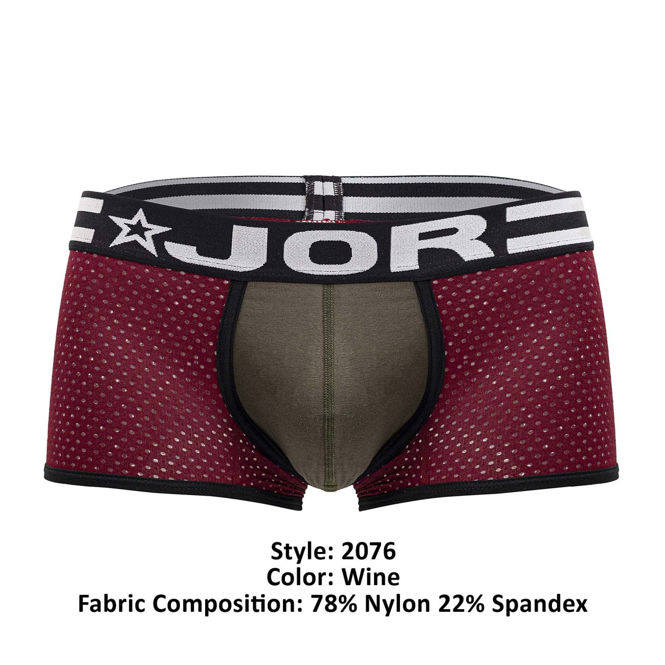 JOR 2076 Army Trunks Color Wine - DealByEthan.gay loves JOR