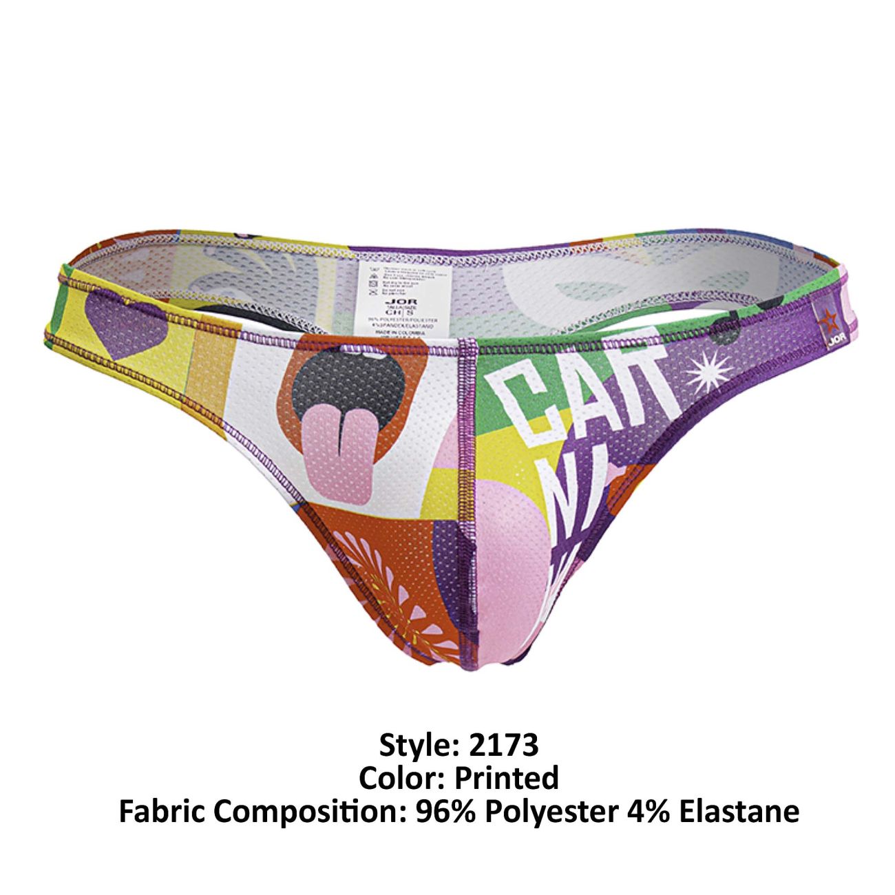 JOR 2173 Carnival Thongs Color Printed - DealByEthan.gay loves JOR