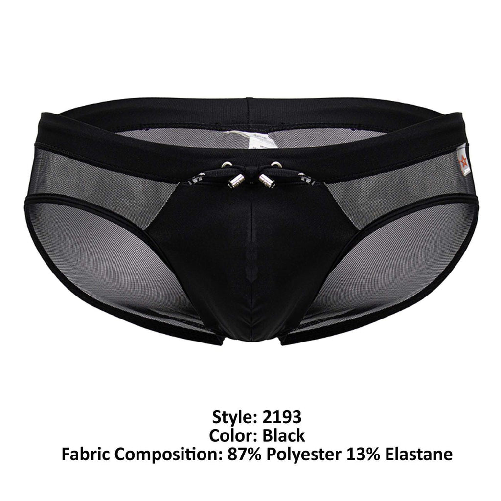 JOR 2193 Mystic Swim Briefs Color Black - DealByEthan.gay loves JOR