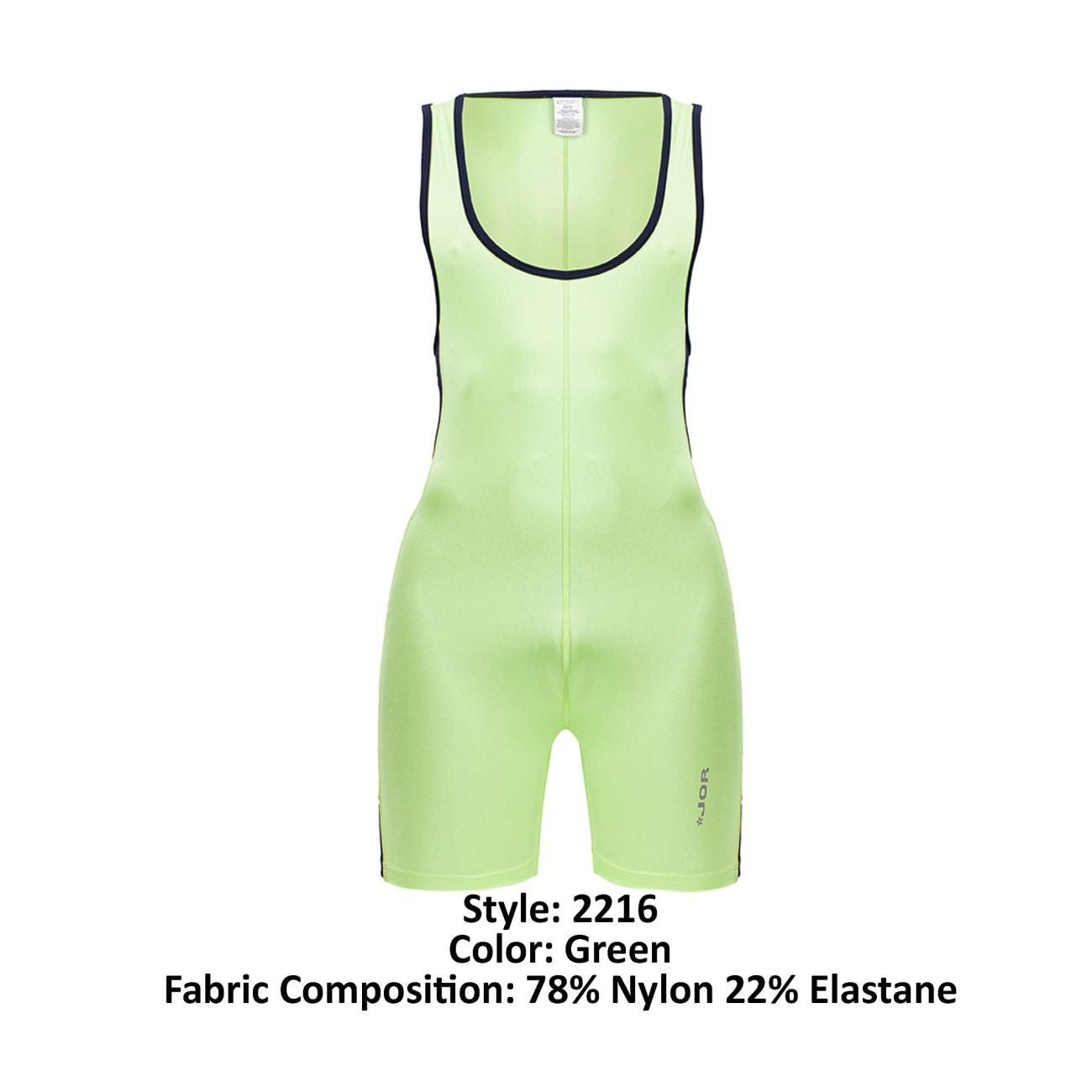 JOR 2216 Fighter Bodysuit Farbe Grün