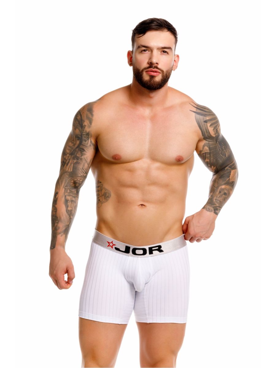 JOR 2329 Cronos Boxer Briefs Color White - DealByEthan.gay loves JOR