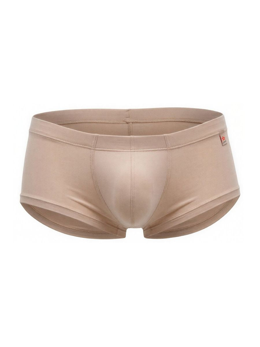 Beige jor 2347 invisible trunks men’s briefs with smooth form-fitting fabric and subtle stitching details