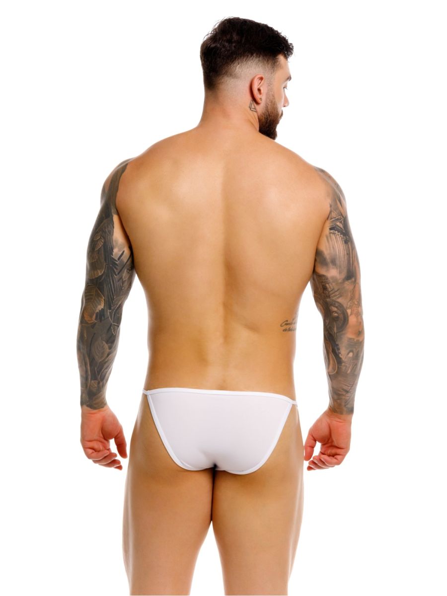 White jor 2358 axel bikini briefs with smooth form-fitting design made of soft material for comfortable wear