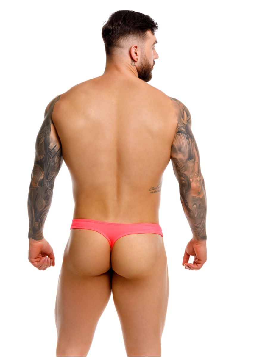 Bright pink jor 2389 travel swim thong with snug form-fitting design in candy color for comfortable beachwear