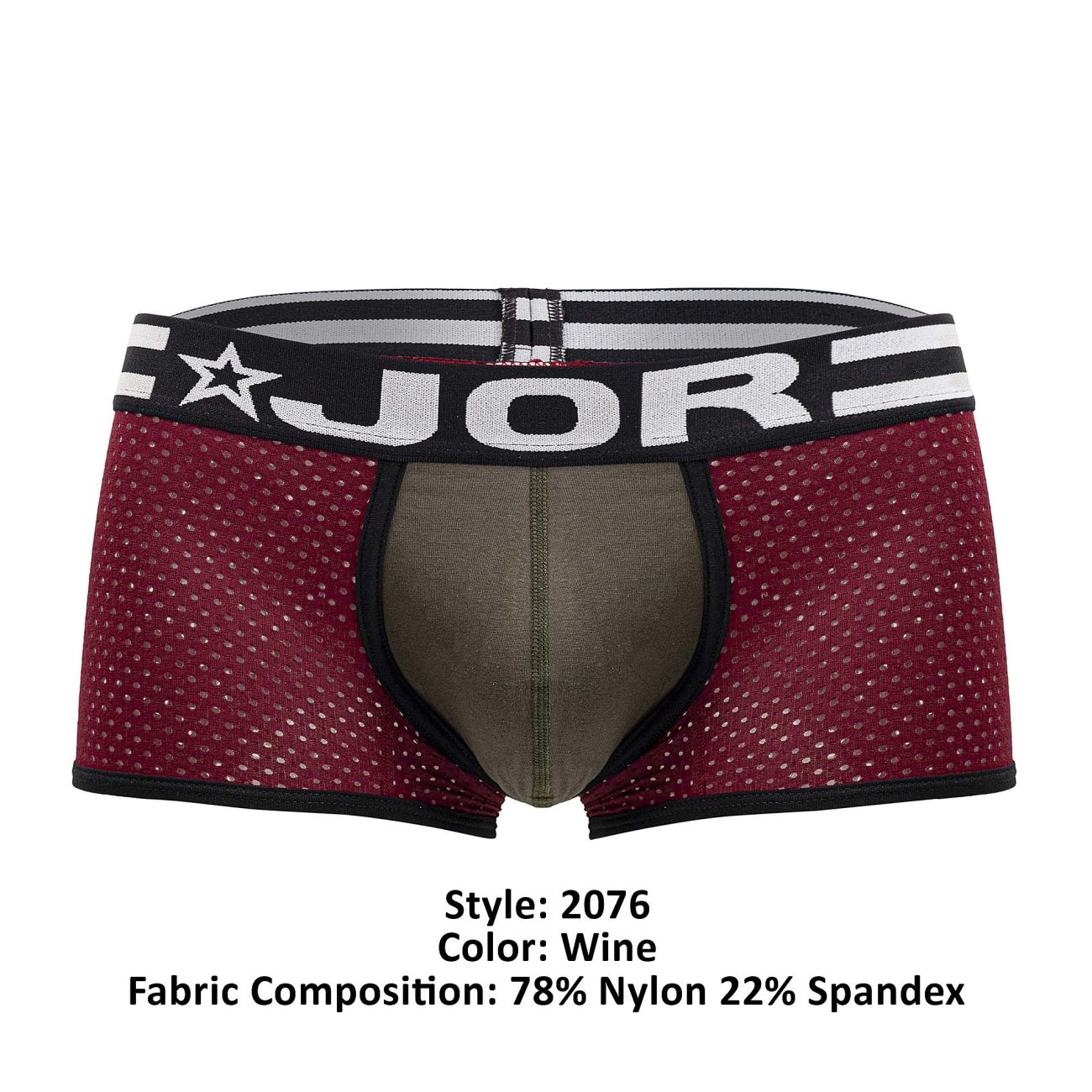 JOR 2076 Army Trunks Farbe Wein