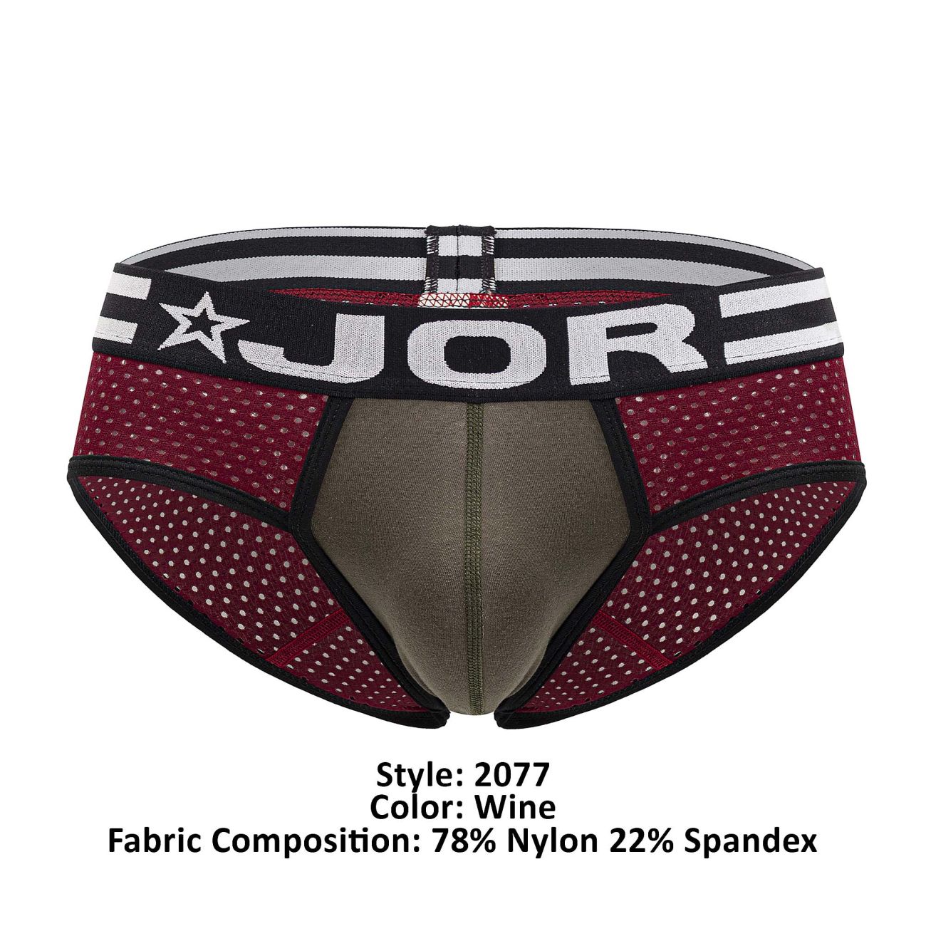 JOR 2077 Army Briefs Farbe Wein