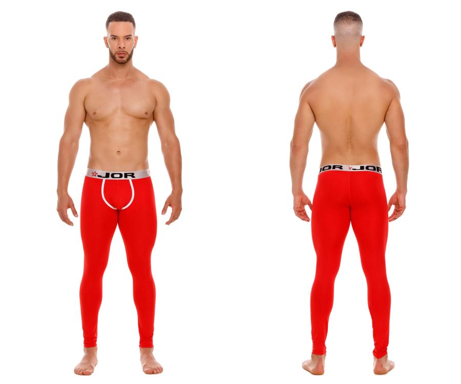 JOR 2078 Winter Lange Unterhose Farbe Rot