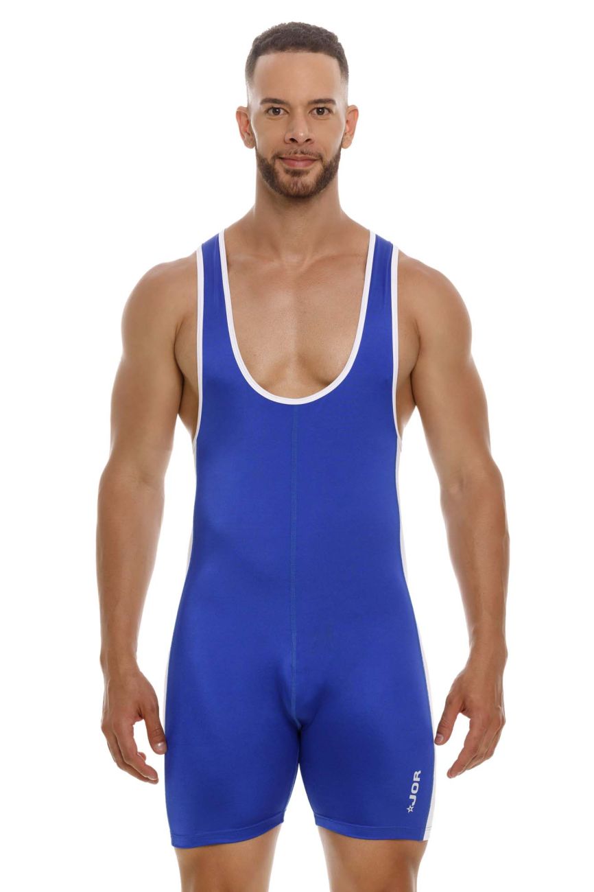 Body de luchador JOR 2133 color azul real