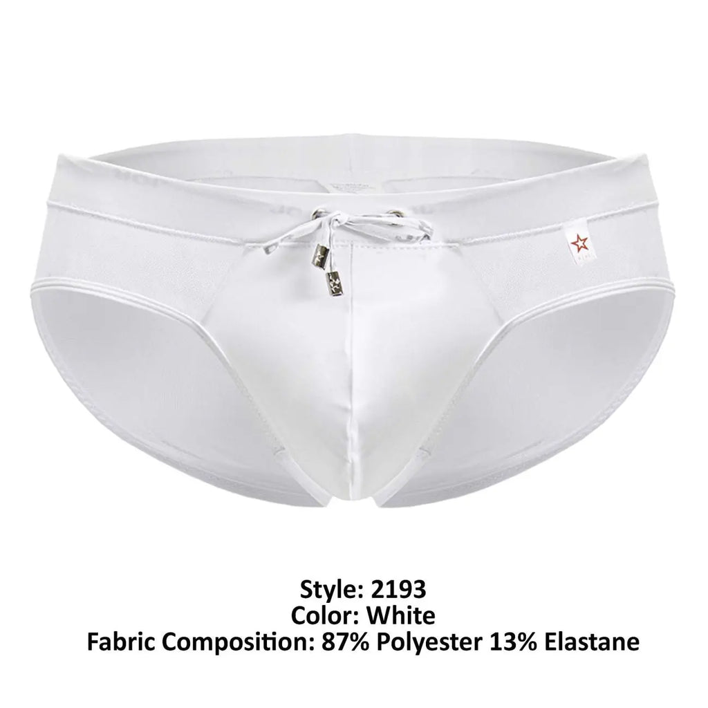 JOR Herren Active- und Bademode 2193 Mystic Badehose Farbe Weiß