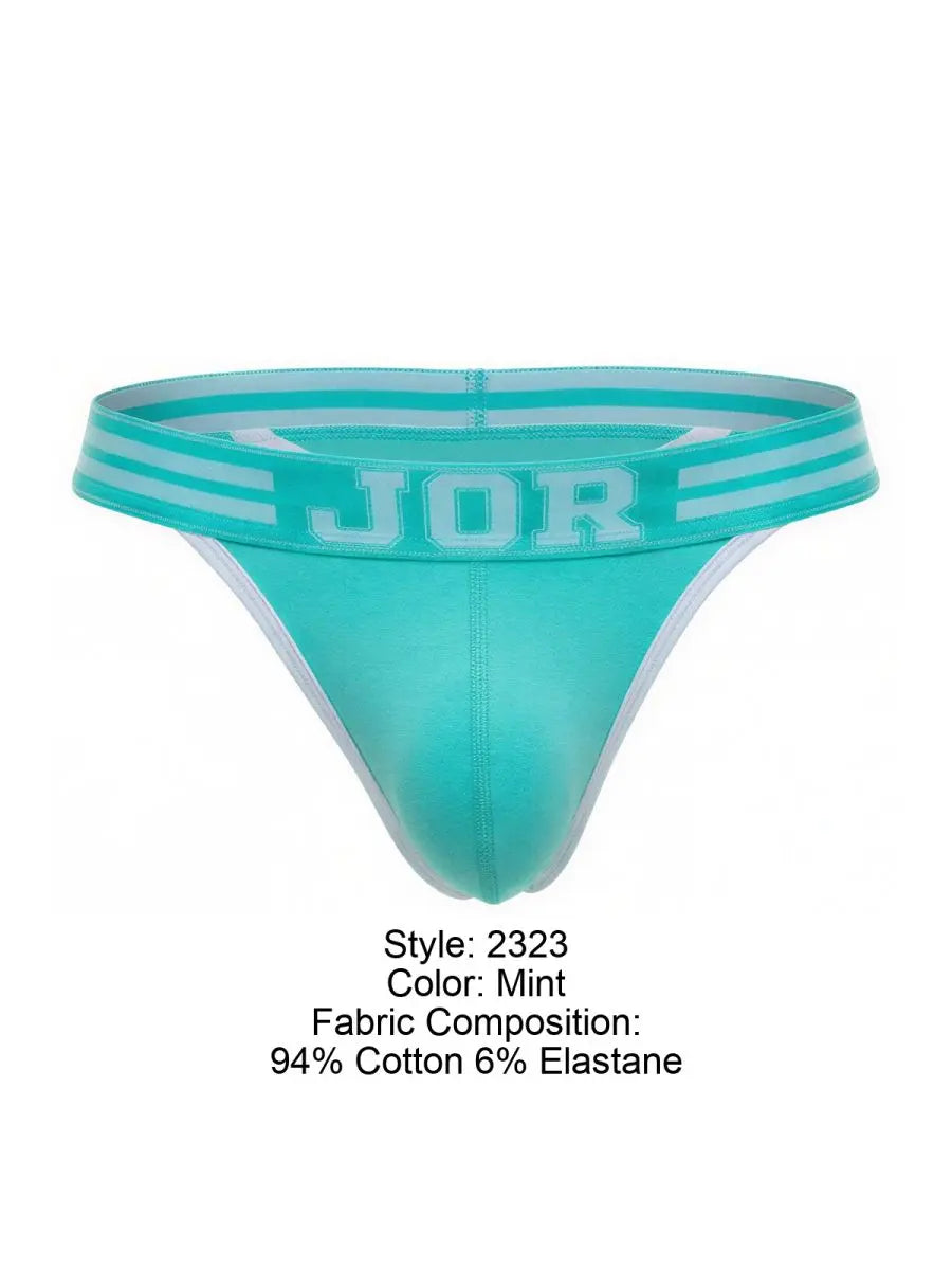 JOR Ropa Interior Masculina 2323 Tangas College Color Menta
