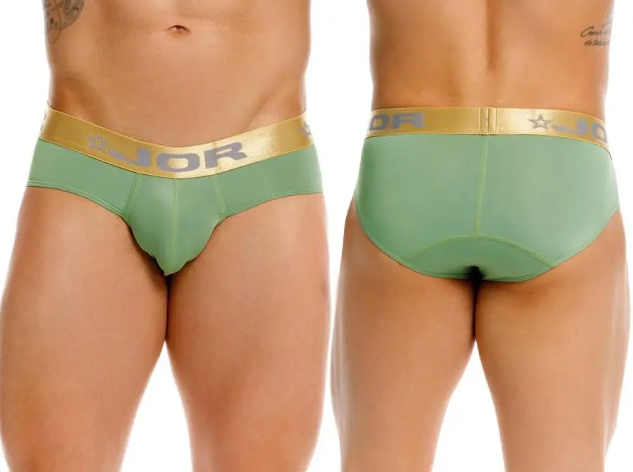 JOR Ropa interior para hombre 2327 Soho Briefs Color Verde