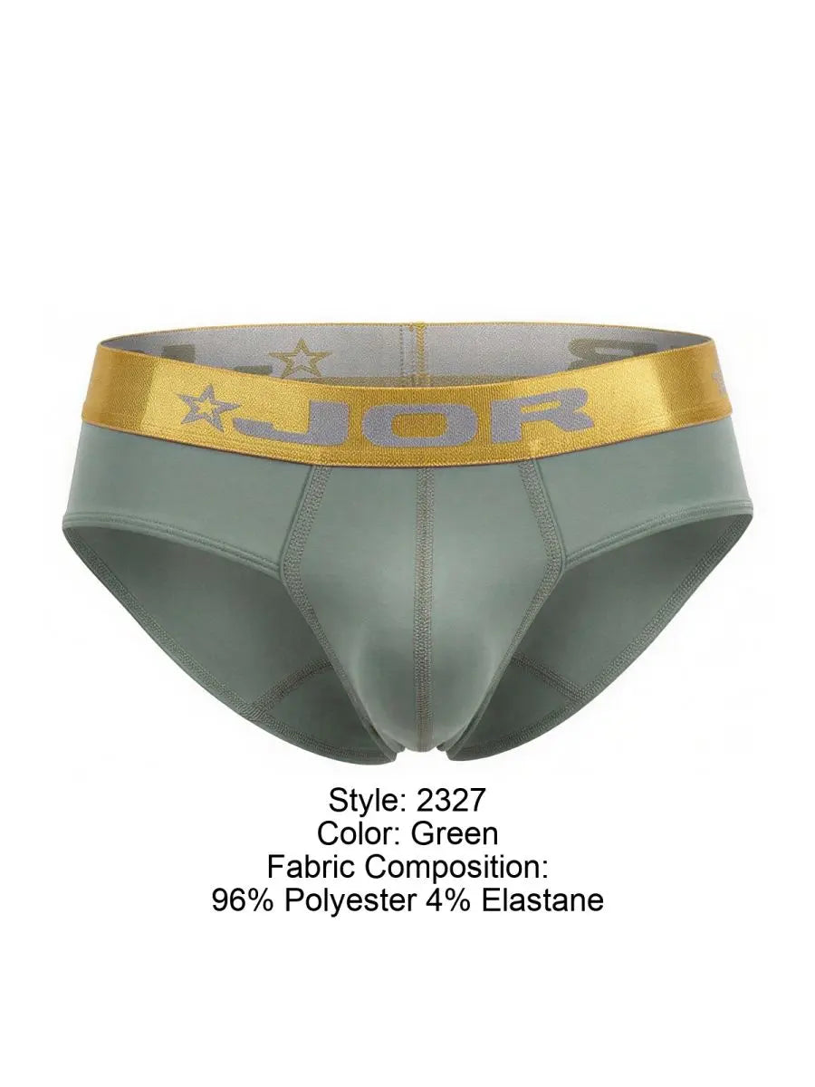 JOR Ropa interior para hombre 2327 Soho Briefs Color Verde