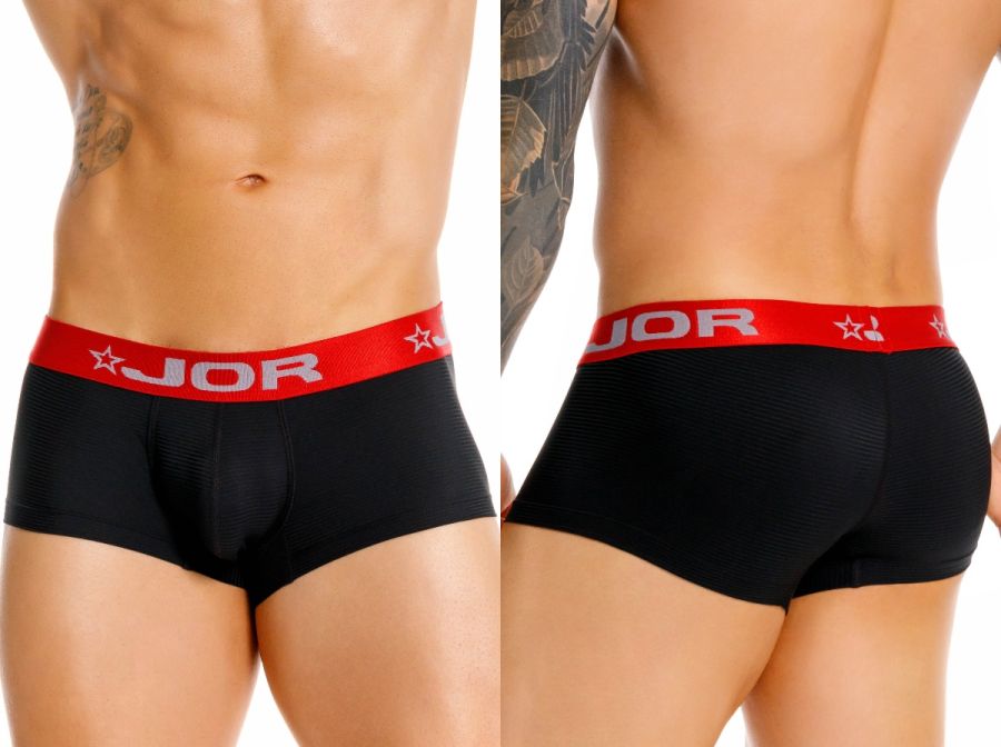 JOR 2442 Ropa interior para hombre Astor Modern Trunks Color Negro