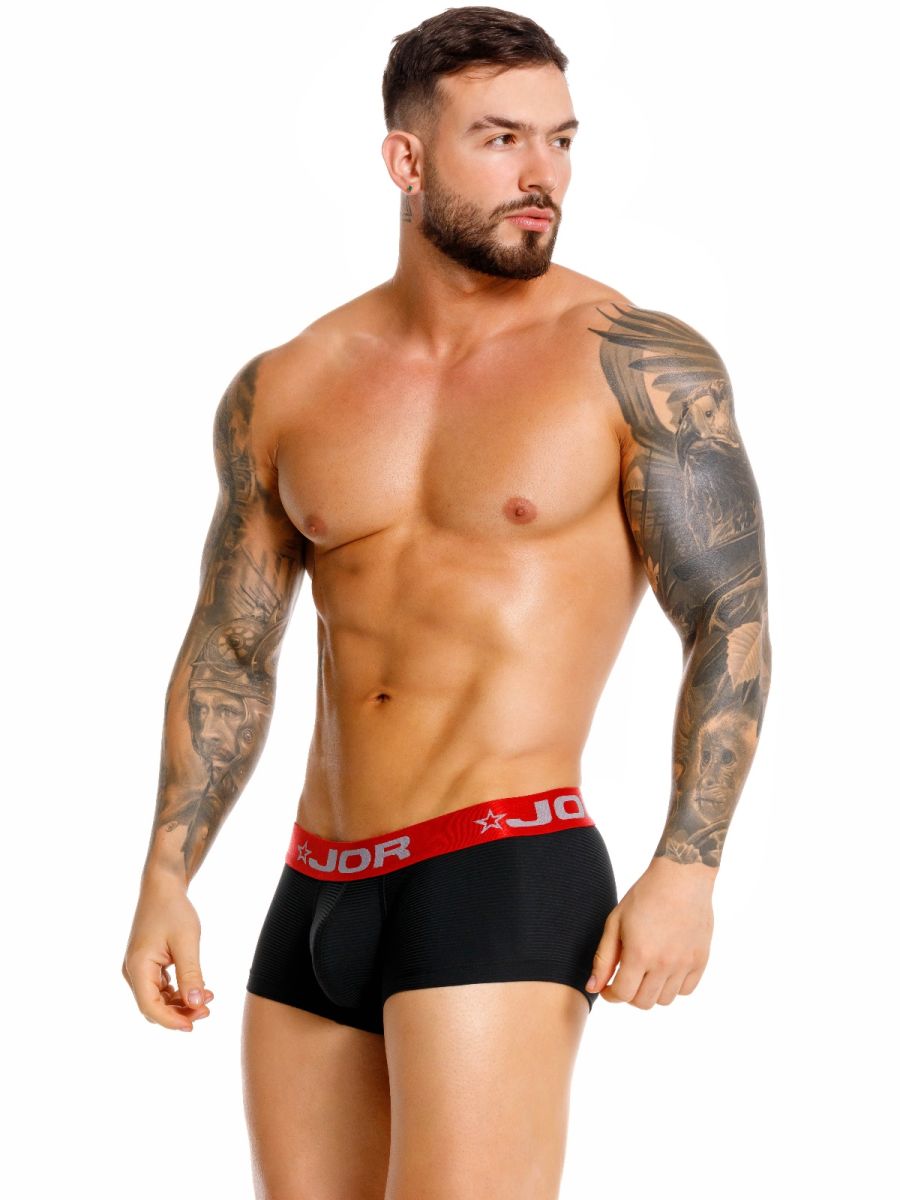 JOR 2442 Ropa interior para hombre Astor Modern Trunks Color Negro