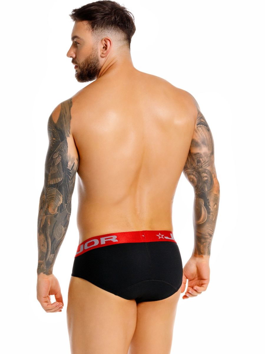 JOR 2443 Herrenunterwäsche Astor stylische Slips Farbe Schwarz