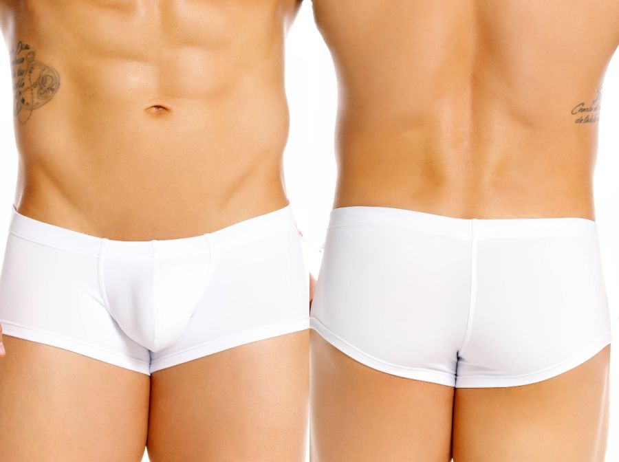 JOR 2449 Ropa Interior Masculina Bóxer Invisible Elegante Color Blanco