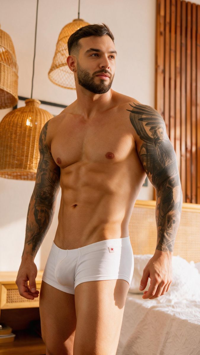 JOR 2449 Herren Unterwäsche Sleek Invisible Trunks Farbe Weiß