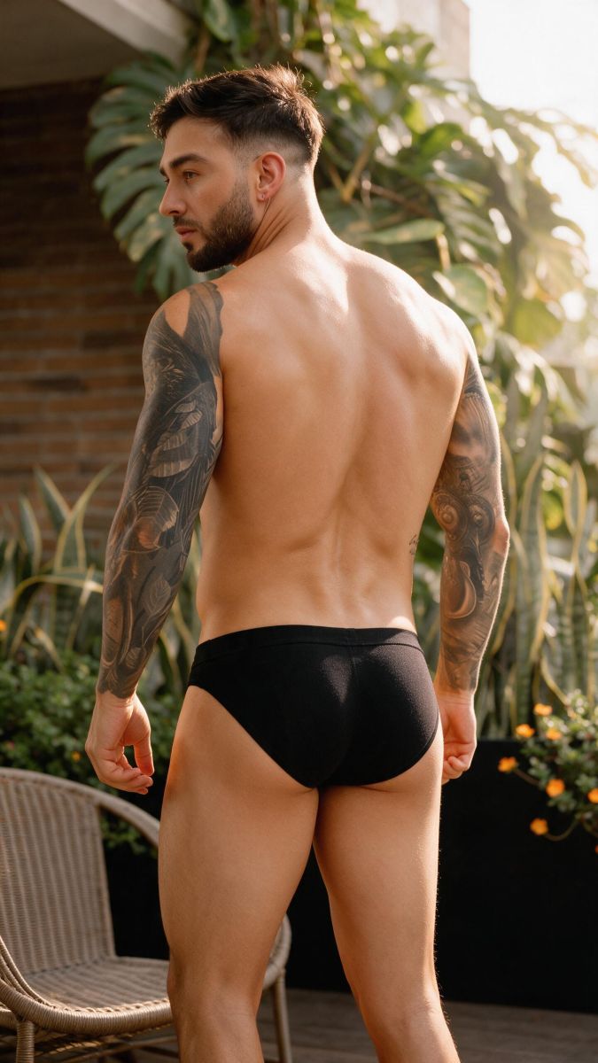 JOR 2450 Ropa Interior Masculina Bóxer Invisible Comodidad Elegante Color Negro