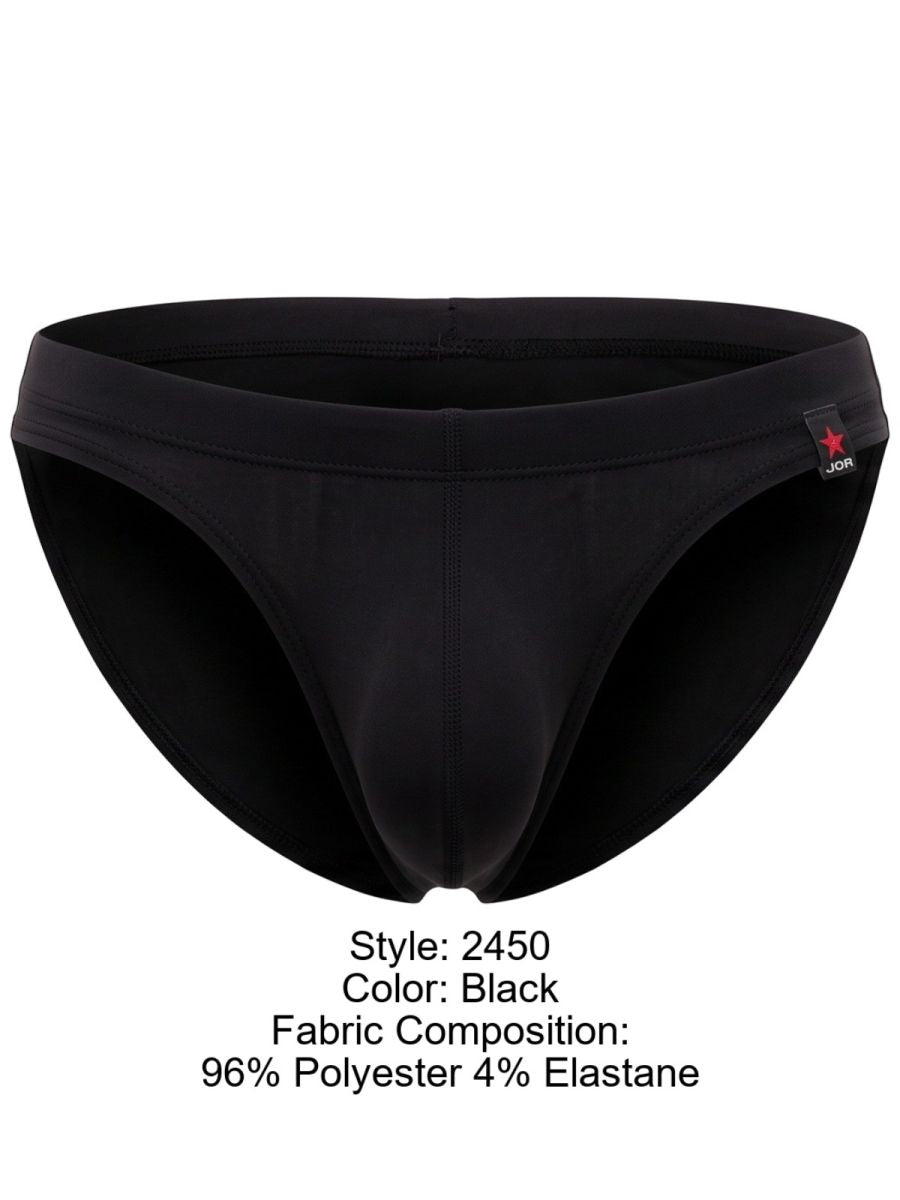 JOR 2450 Ropa Interior Masculina Bóxer Invisible Comodidad Elegante Color Negro