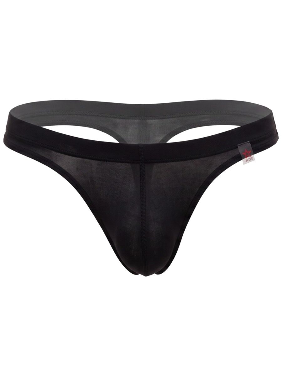 JOR 2451 Men's Underwear Invisible Sleek Thongs Color Black