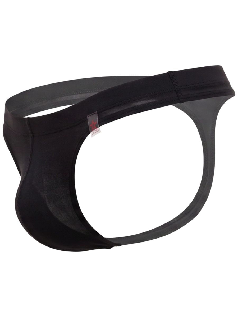 JOR 2451 Ropa interior de hombre, tanga lisa invisible, color negro