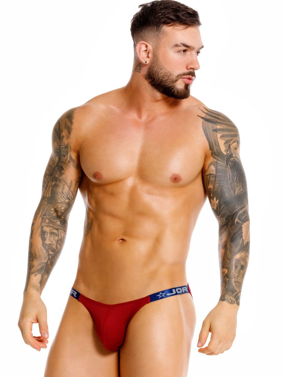 JOR 2457 Ropa interior masculina Bóxers Eros Color Vino