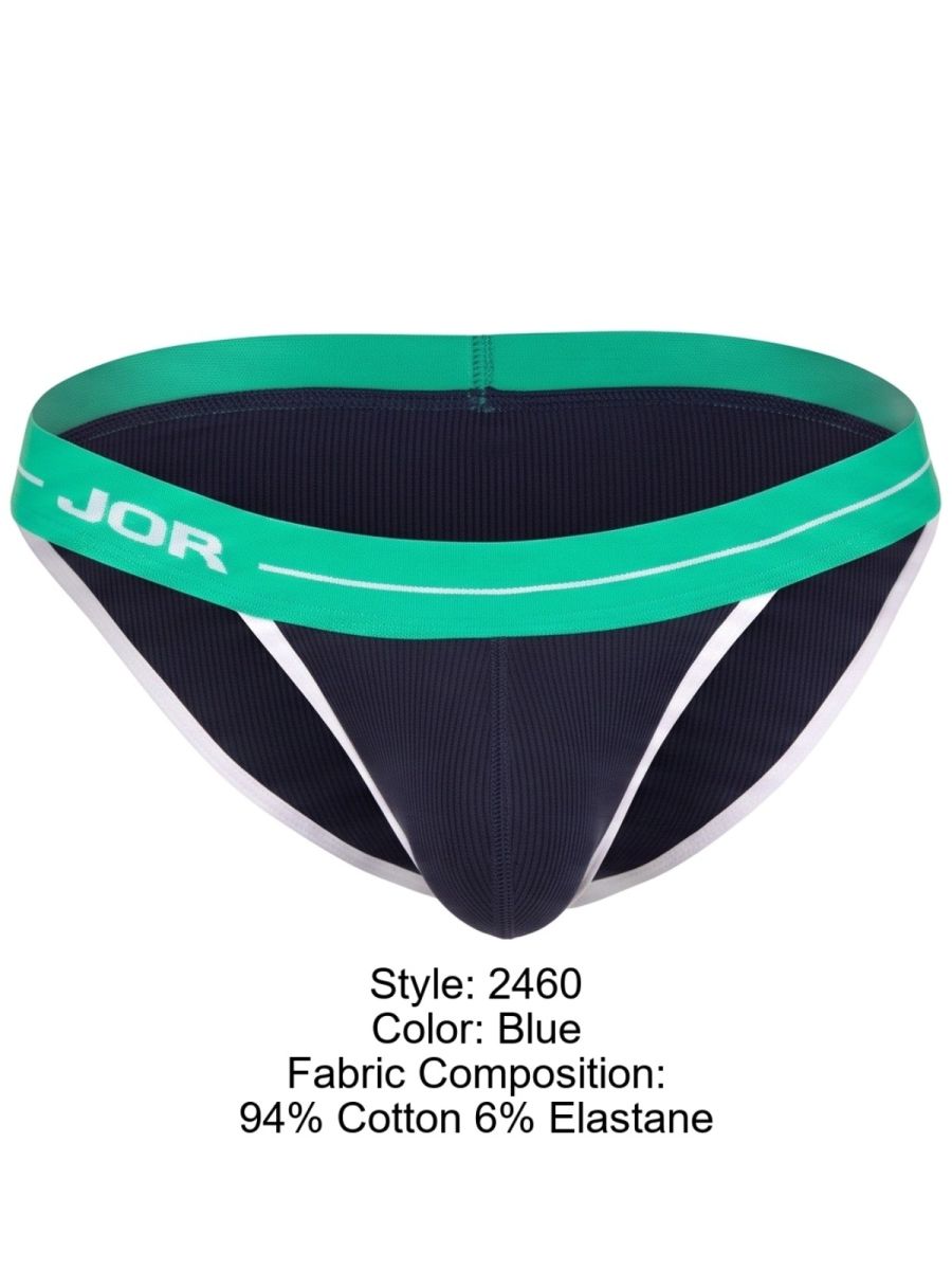 JOR 2460 Ropa interior para hombre calzoncillos Rush, color azul