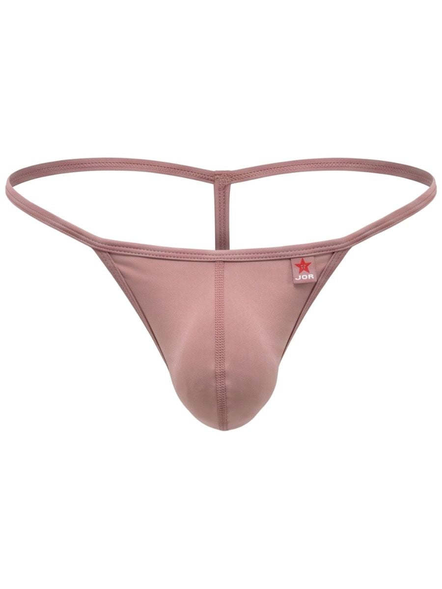 JOR 2468 Ropa Interior Masculina Axel Tanga Elegante Comodidad Color Marrón