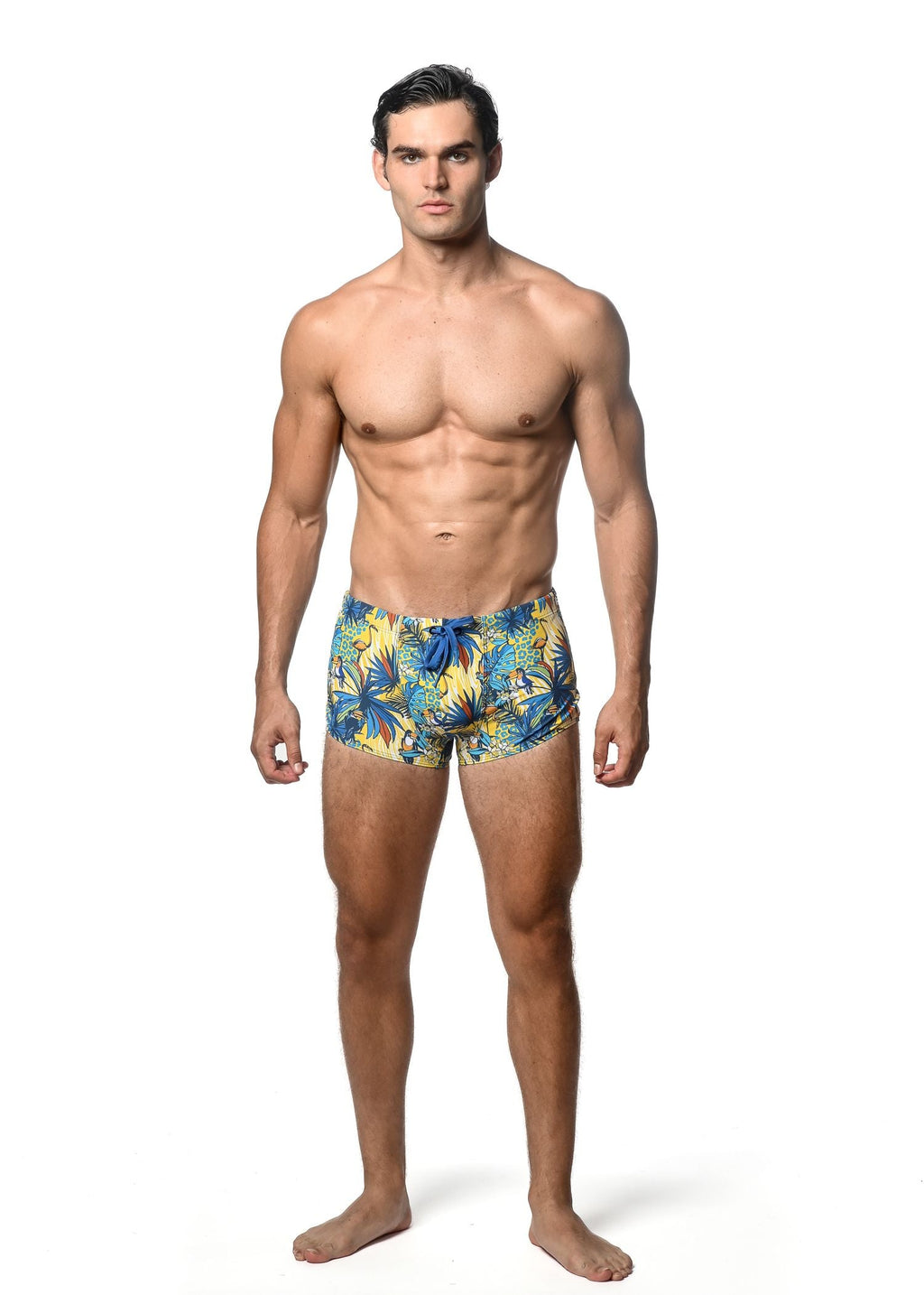 BADEHOSE MIT DSCHUNGEL-PRINT