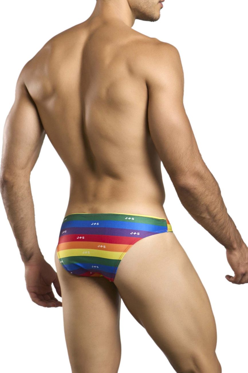 JUSTIN+SIMON XSJ01 Classic Bikini Color Pride Flag - DealByEthan.gay loves JUSTIN+SIMON