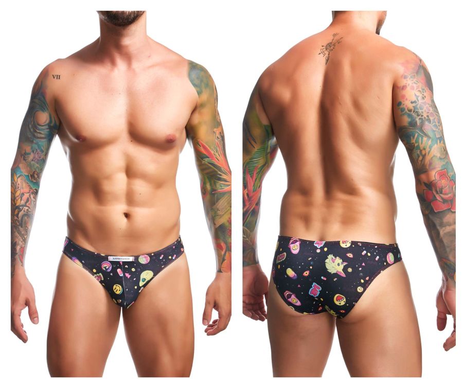 JUSTIN+SIMON XSJ01 Bikini Clásico Color Psicodélico
