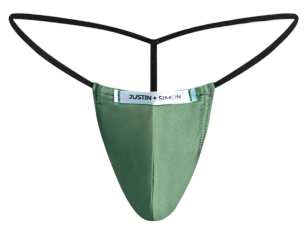 JUSTIN+SIMON XSJ02 Classic G-String Color New Green - DealByEthan.gay loves JUSTIN+SIMON