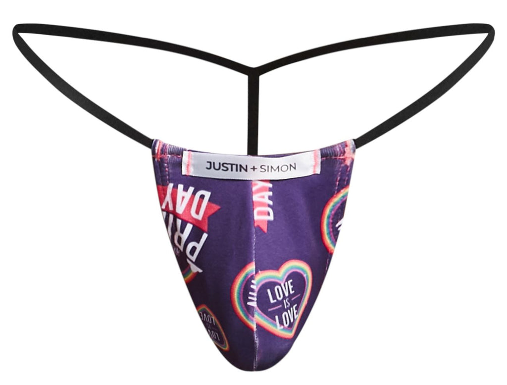 Tanga clásico JUSTIN+SIMON XSJ02 Color Pride