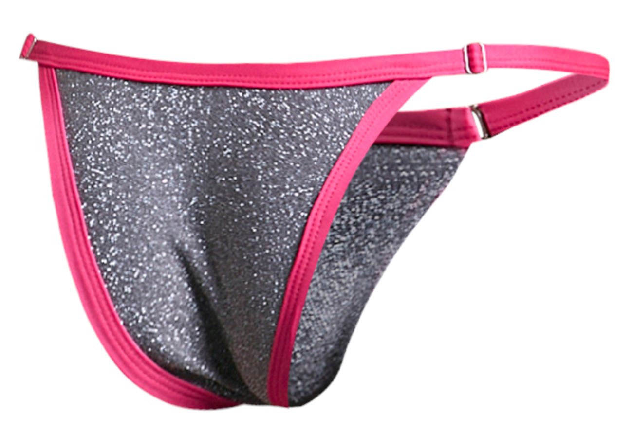 JUSTIN+SIMON XSJ12 Bikini Color Lurex Gray - DealByEthan.gay loves JUSTIN+SIMON