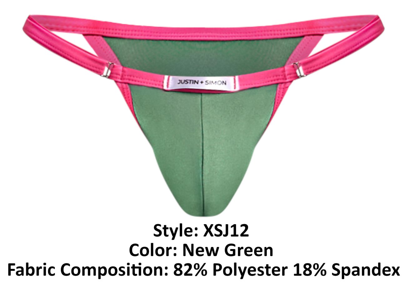 JUSTIN+SIMON XSJ12 Bikini Color New Green - DealByEthan.gay loves JUSTIN+SIMON