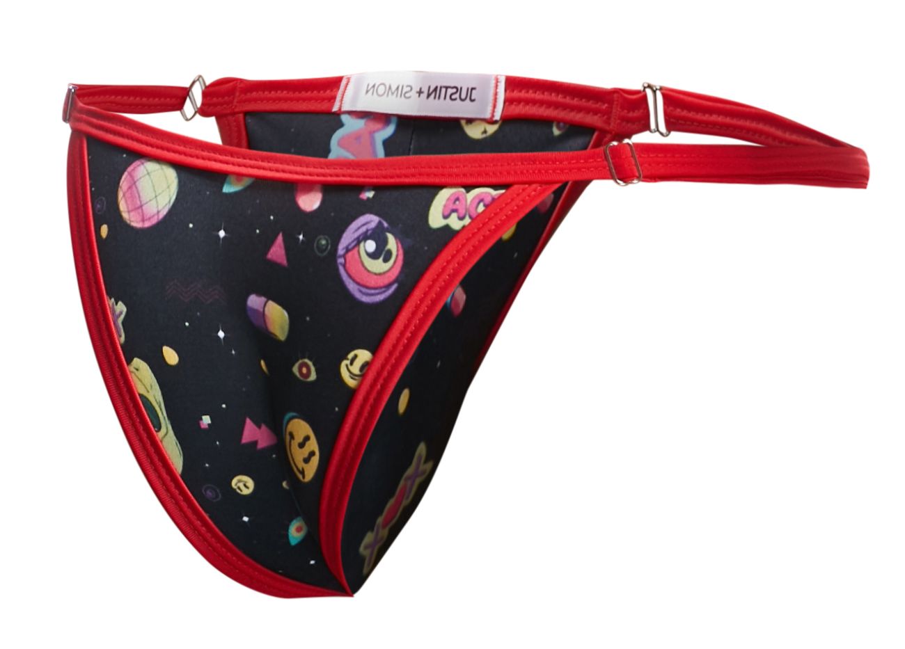 JUSTIN+SIMON XSJ12 Bikini Color Psicodélico