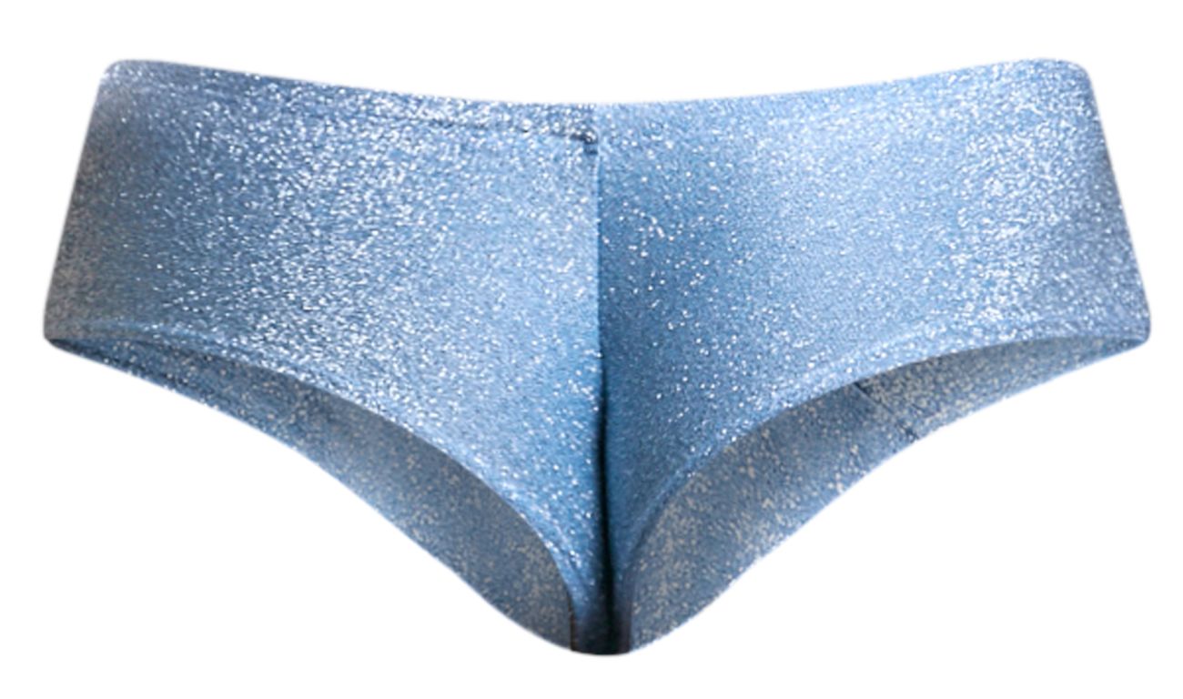 JUSTIN+SIMON XSJ22 Cheek Briefs Color Lurex Blue - DealByEthan.gay loves JUSTIN+SIMON