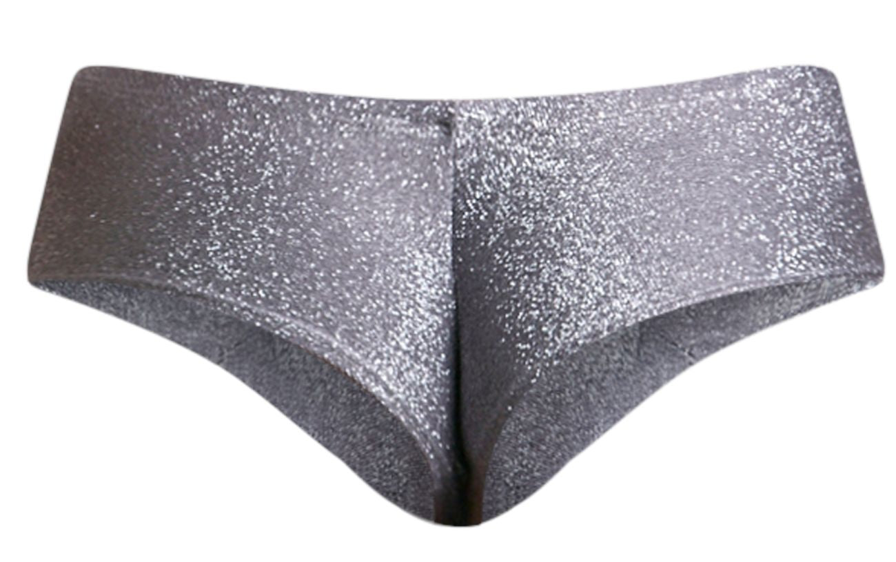 JUSTIN+SIMON XSJ22 Cheek Briefs Color Lurex Gray - DealByEthan.gay loves JUSTIN+SIMON
