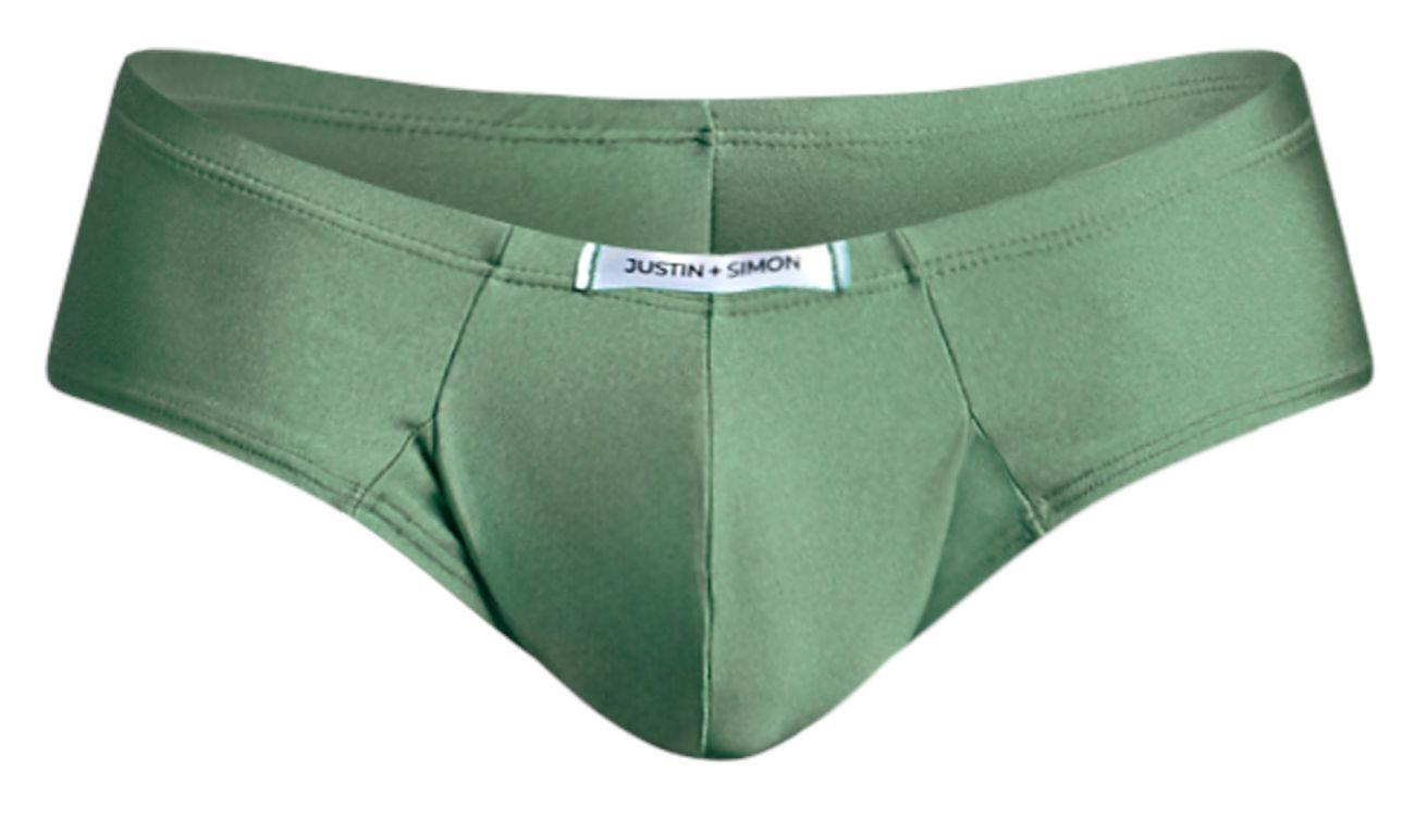 JUSTIN+SIMON XSJ22 Cheek Briefs Color New Green - DealByEthan.gay loves JUSTIN+SIMON
