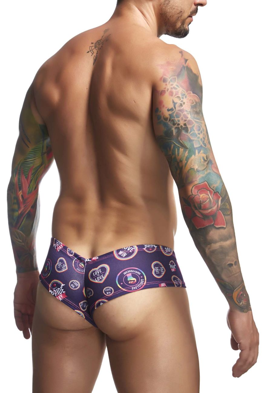 JUSTIN+SIMON XSJ22 Calzoncillos tipo mejilla Color Pride