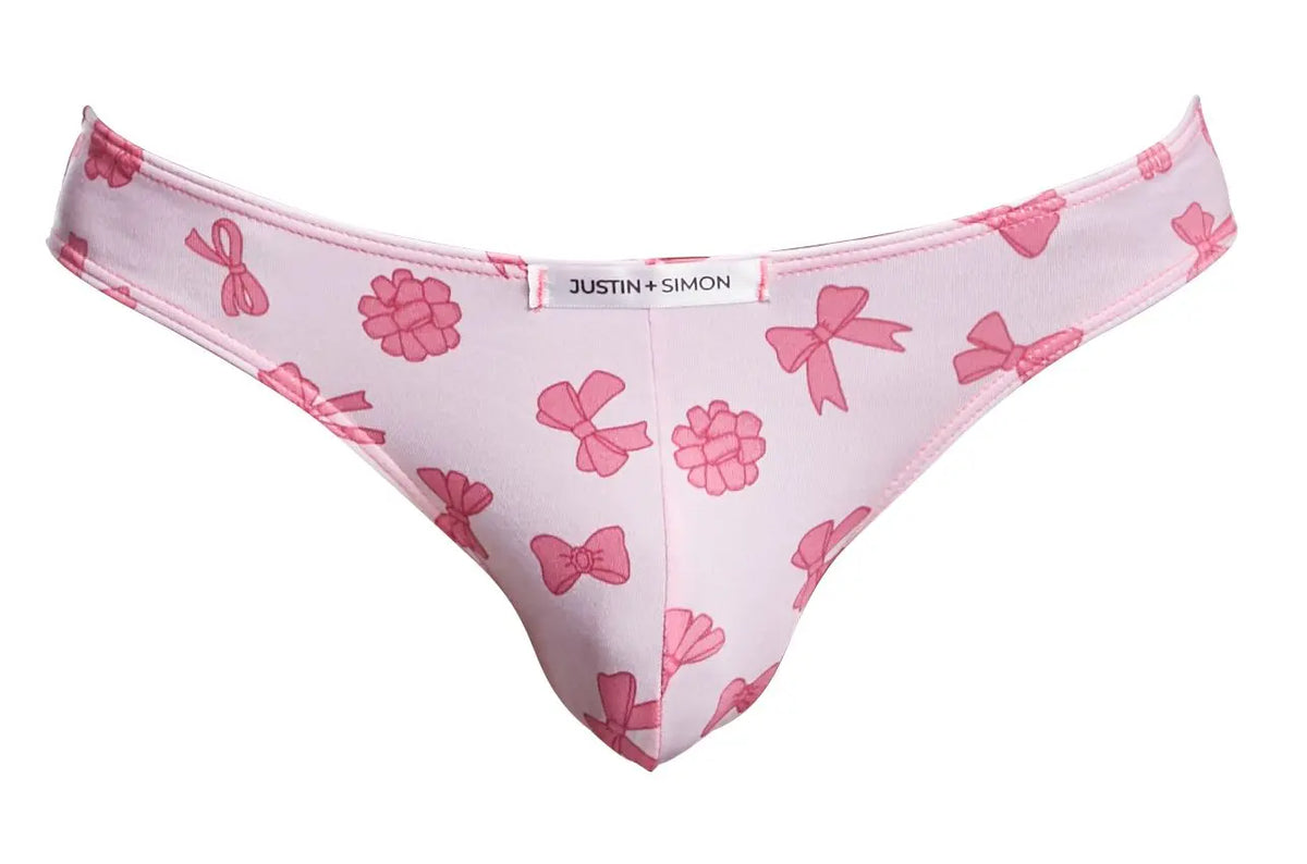 JUSTIN+SIMON Men's Underwear XSJ01 Classic Bikini Color Coquette