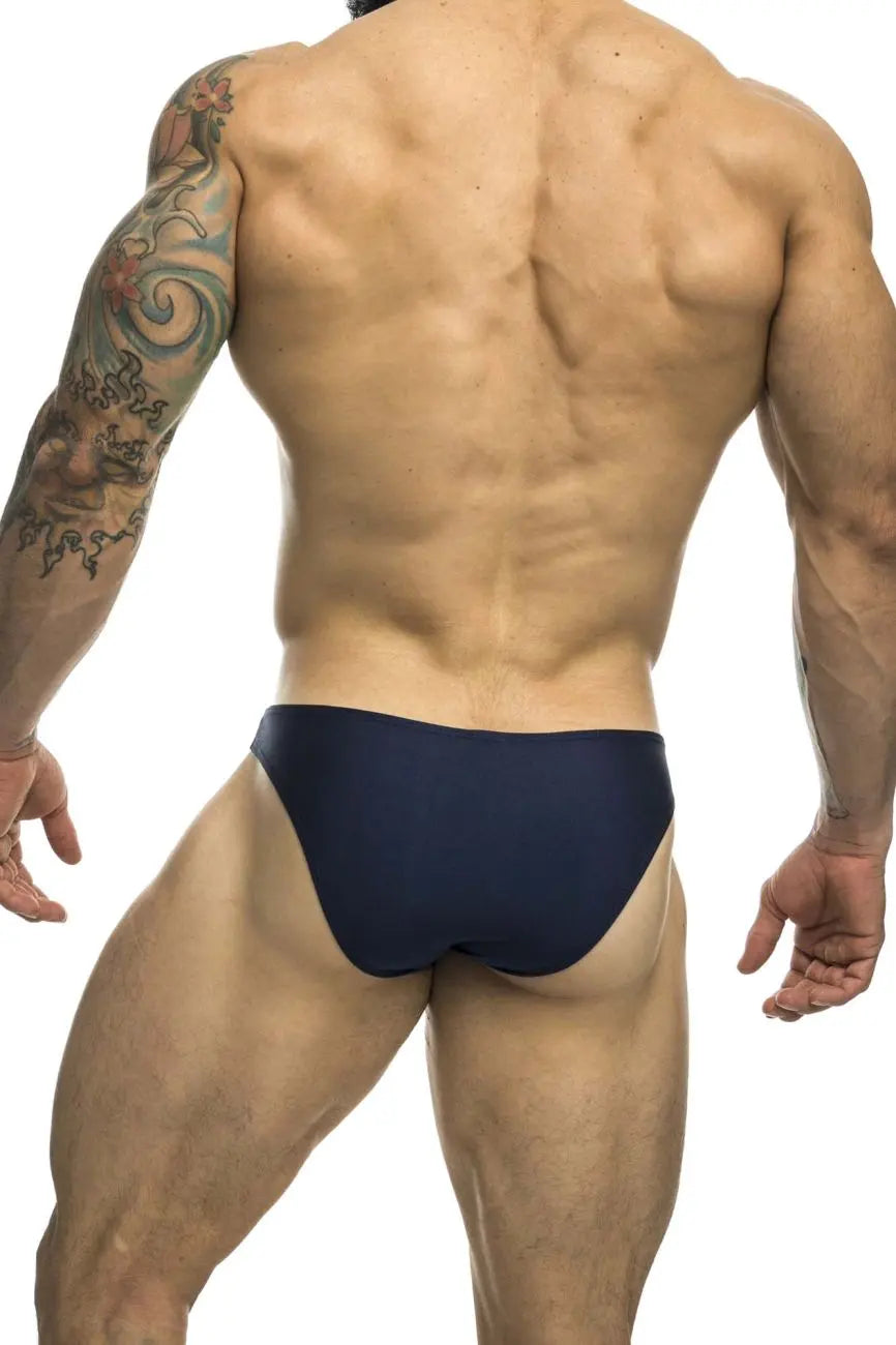 JUSTIN+SIMON Men's Underwear XSJ01 Classic Bikini Color Navy