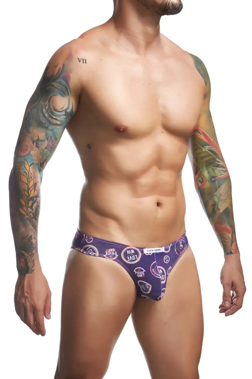 JUSTIN+SIMON Ropa Interior Masculina XSJ01 Bóxer Clásico Color Orgullo